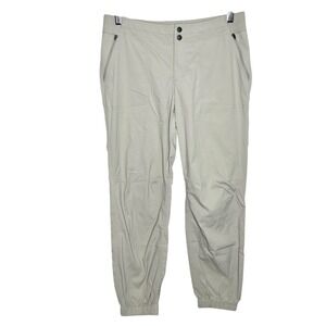 Orvis Wading Jogger Pants Stone Womens 8 Khaki Hiking Outdoor Tech Performance